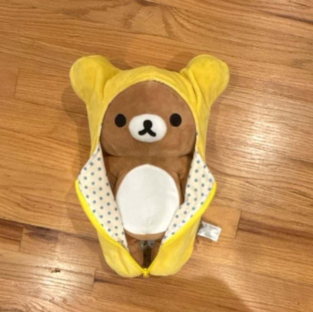 San-X Rilakkuma Yellow Sleeping Bag Plush Toy